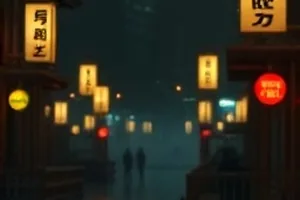 《雪落无声带》封面，雪覆屋顶的静帧